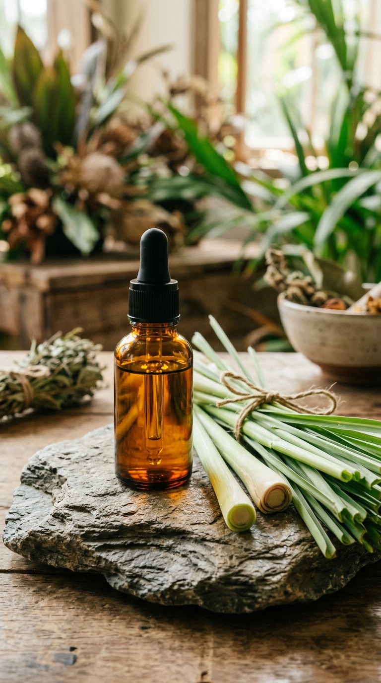 Pure Lemongrass Cymbopogon Citratus Oil